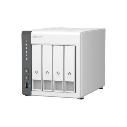 QNAP TS-433-4G-US 4 Bay NAS with Quad-core Processor, 4 GB DDR4 RAM and 2.5GbE Network