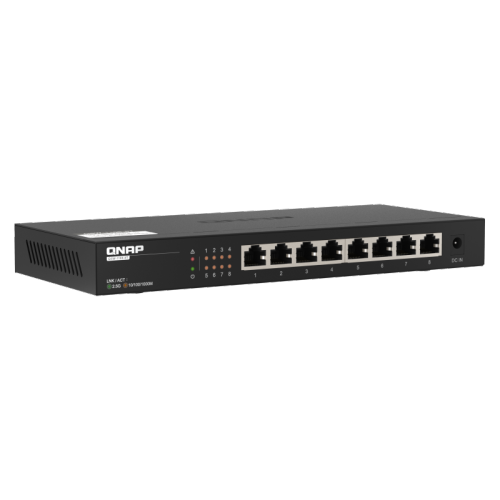 QNAP 8-Port 2.5GbE Plug & Play unmanaged Network Switch