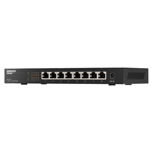 QNAP 8-Port 2.5GbE Plug & Play unmanaged Network Switch