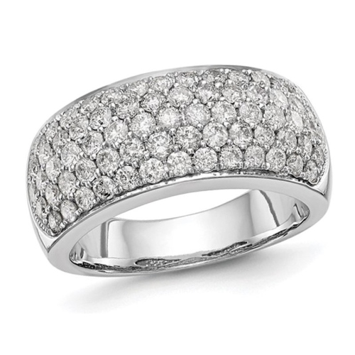 GEM AND HARMONY  1.59 Carat (Ctw Vs2-Si1, D-E-F) Lab-Grown Diamond Ring Band In 14K Gold (Size 7) In White