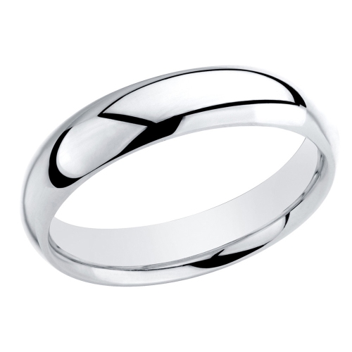 Alliance homme de 4 mm en argent sterling