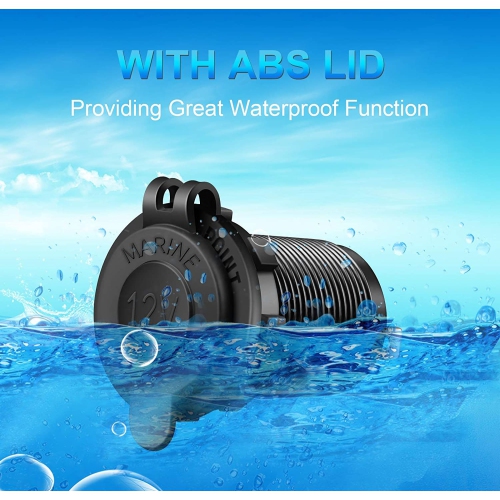 ISTAR 12V Cigarette Lighter Socket with Eject Button Cigarette Lighter Plug Car Cigarette Lighter Replacement Auxiliary Power Outlet for Automotive