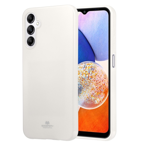 TopSave Goospery Pearl Jelly Gel TPU Case For Samsung Galaxy A14 5G 6.6", White