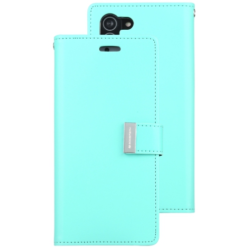 TopSave Goospery RICH MAX(5) Card Slot w/Magnetic Clip Leather Folio Wallet Flip For Samsung Galaxy 14 6.6", Teal