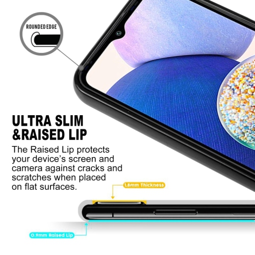 Coque en TPU TopSave Goospery Pearl Jelly Gel pour Samsung Galaxy A14 5G 6.6", Noir