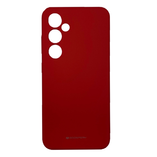 TopSave Goospery Liquid Silicone Gel Rubber Full Body Protection Cover Case For Samsung Galaxy A14 5G 6.6", Red