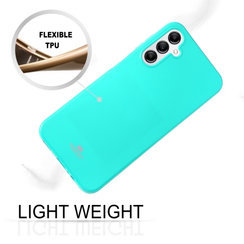 TopSave Goospery Pearl Jelly Gel TPU Case For Samsung Galaxy A14 5G 6.6", Teal
