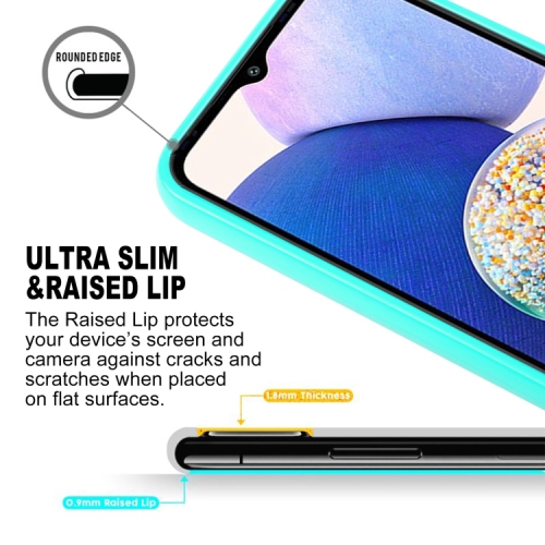 TopSave Goospery Pearl Jelly Gel TPU Case For Samsung Galaxy A14 5G 6.6", Teal