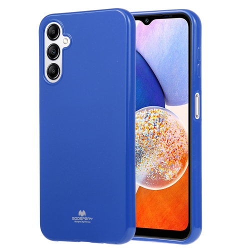 TopSave Goospery Pearl Jelly Gel TPU Case For Samsung Galaxy A14 5G 6.6", Blue