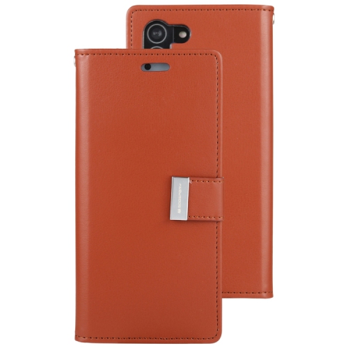 TopSave Goospery RICH MAX(5) Card Slot w/Magnetic Clip Leather Folio Wallet Flip For Samsung Galaxy 14 6.6", Brown