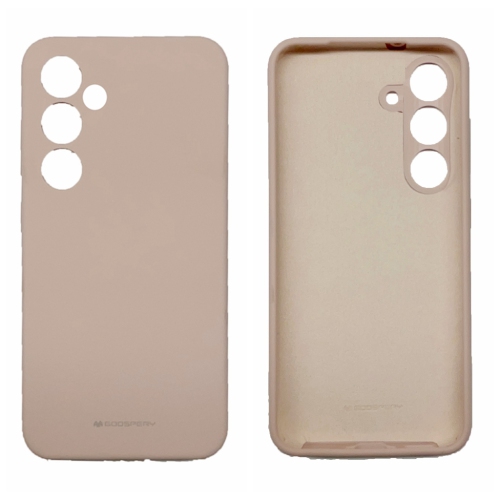 TopSave Goospery Liquid Silicone Gel Rubber Full Body Protection Cover Case For Samsung Galaxy A14 5G 6.6", Pink Sand