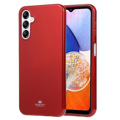 Coque en TPU TopSave Goospery Pearl Jelly Gel pour Samsung Galaxy A14 5G 6.6", Rouge