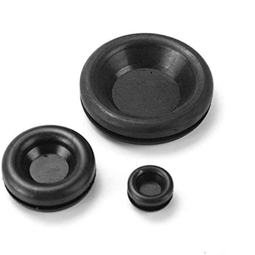 ISTAR 180 Pcs Rubber Grommet Firewall Hole Plug Assortment in 8 Common Sizes,Set Electrical Wire Gasket for Auto Body and Sheet Metal