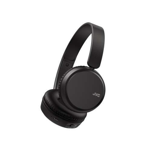 JVC HA-S36W-B - Wireless On-Ear Headphones, Bluetooth 5.2, Integrated Remote Control and Microphone, Black