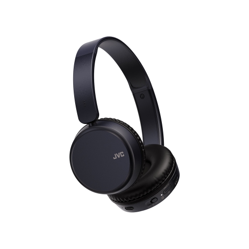 JVC HA-S36W-A - Wireless On-Ear Headphones, Bluetooth 5.2, Integrated Remote Control and Microphone, Blue