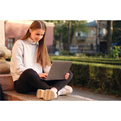 JVC HA-A6T-W - In-Ear Wireless Headphones, Bluetooth 5.1, With Charging Box and Touch Control, White