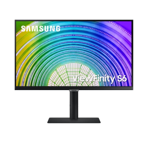 SAMSUNG  24" Qhd 75Hz Ips Ultra-Thin Professional Monitor With Height Adjustment (Ls24A608Ucnxgo) - Black