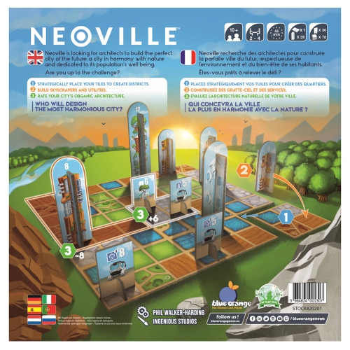 BLUE ORANGE GAMES  Neoville