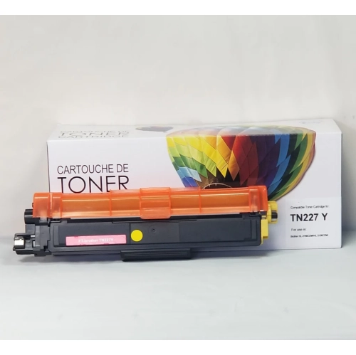 Brother TN227Y Remanufactured Yellow Color Laser Cartridge