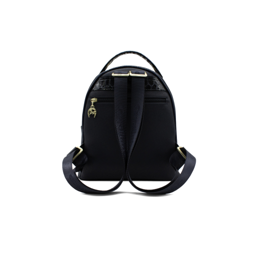 Cavalinho Grace Backpack Navy / White - Leather and Canvas