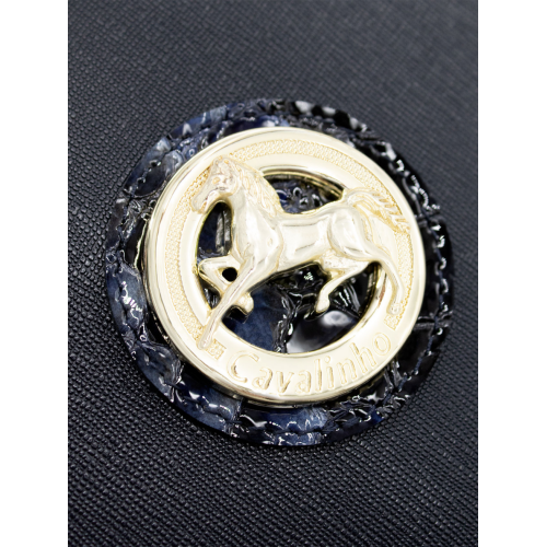 Cavalinho Grace Backpack Navy / White - Leather and Canvas