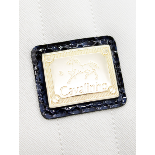 Cavalinho Grace Backpack - White and Navy - Leather and Canvas