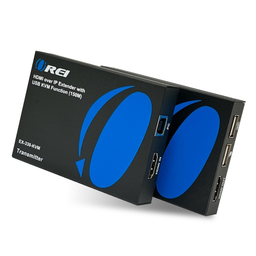 HDMI Extender Over CAT6/7 With KVM & HDMI Loop-Out 1080p@60Hz Up To 492 Ft