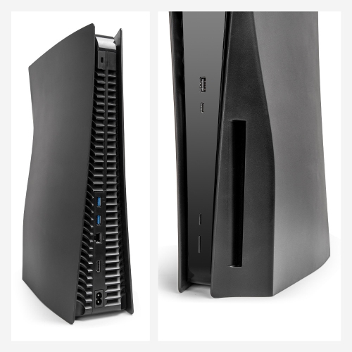 navor Faceplate Skin Compatible with PS5 Disk Console, Scratch Resistant Dustproof Faceplate Compatible with PlayStation 5, Hard ABS Shockproof Cover