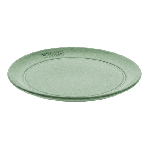 STAUB – plat en céramique rond de 15 cm, sauge