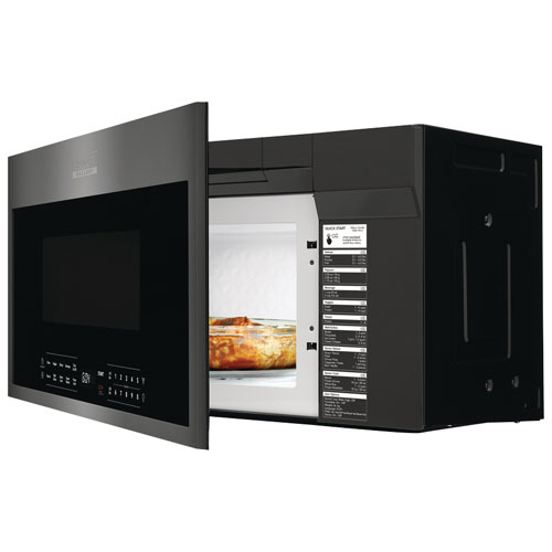 Four à micro-ondes à hotte intégrée Gallery de Frigidaire - 1,9 pi³ - Acier inoxydable noir