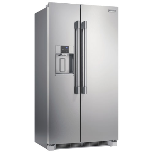 Frigidaire Pro 36" 22.3 Cu.Ft. Side-By-Side Refrigerator w/ Water & Ice Dispenser (PRSC2222AF) -Stainless