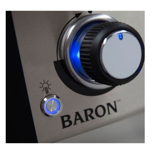 Broil King Baron S 490 Pro IR 4-Burner Propane BBQ with IR Side Burner & Rotisserie Burner