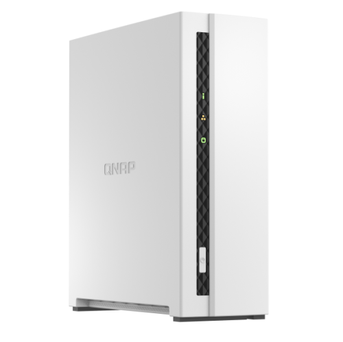 QNAP TS-133-US 1 Bay Affordable Desktop NAS with ARM Cortex-A55 Quad-core Processor and 2 GB DDR4 RAM