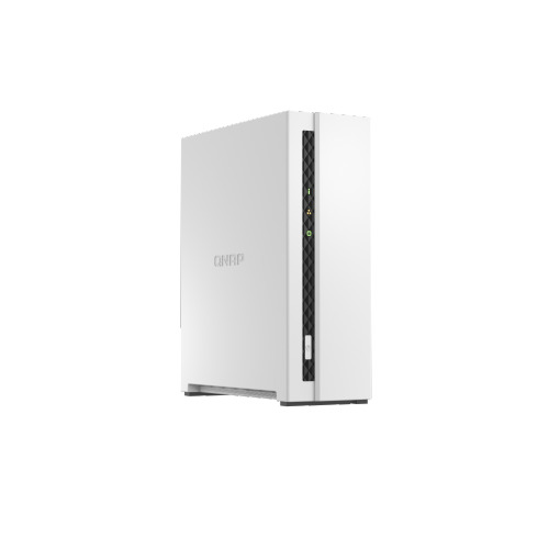 QNAP – NAS d’ordinateur de bureau TS-133-US à 1 baies, processeur quadruple coeur Cortex-A55 d’ARM et 2 Go de mémoire vive DDR4