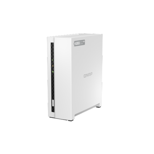 QNAP – NAS d’ordinateur de bureau TS-133-US à 1 baies, processeur quadruple coeur Cortex-A55 d’ARM et 2 Go de mémoire vive DDR4