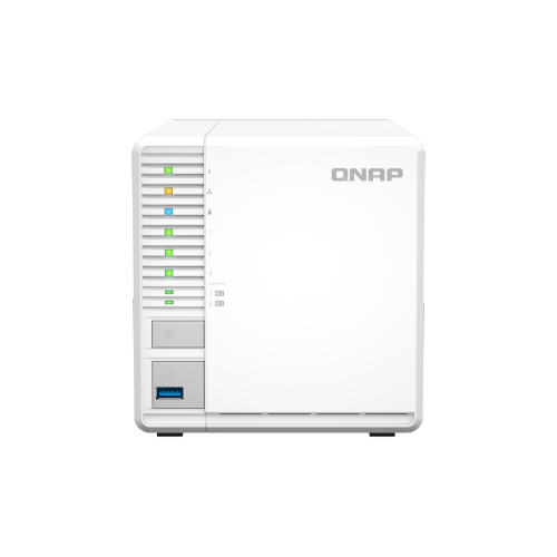 QNAP TS-364-8G-US 3-Bay High-Performance Desktop NAS with Intel Celeron 4-Core
