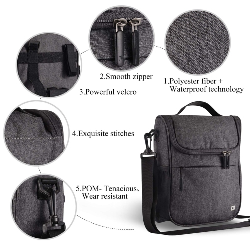 4 Tier Utility Rolling Cart, Plastic Rolling Storage Cart with Handle and Locking Wheels, Multifunction Storage Trolley for Kitchen, Bathroom,