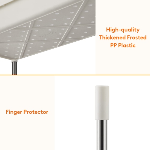 Rolling Utility Cart 7.9" Width for Bathroom LaundryRoom Kitchen Narrow Space, 4 Tier Slide-Out Storage Cart Organizer Rack Shelf with Wheels for