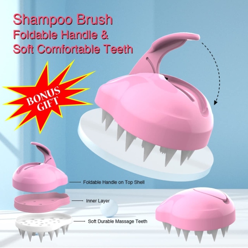 New Universal Hair Diffuser Attachment for Blow Dryers with 1.5-inch to 2.4-inch for Curly & Wavy Hair, Professional Hair Dryer Diffuser with Shampoo