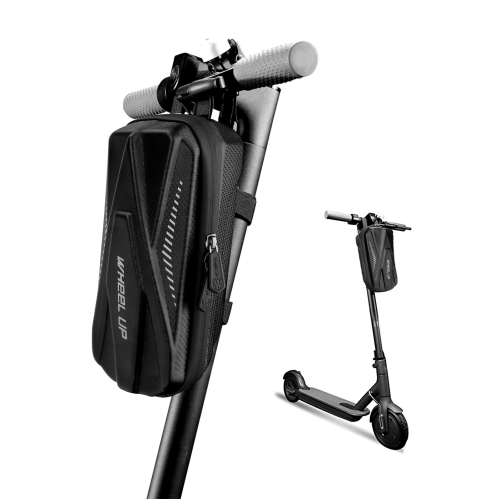Scooter Storage Bag Waterproof Electric Scooter Handlebar Bag 2L Scooter Front Bag with Hook & Loop Fastener Reflective Design Front Hanging Bag for