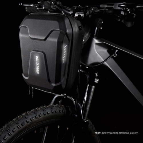 Quick Release 3L Hard Shell Rainproof Scooter Storage Bag for Kick Scooters Folding Bike Kick Board Handlebar Bag MTB