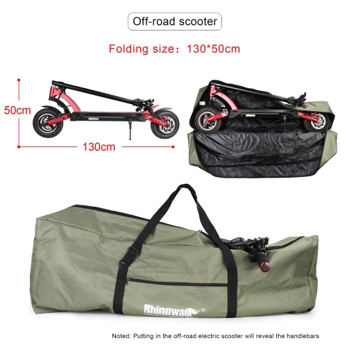 Sac de transport pliable pour trottinette électrique Trottinette électrique Sac de rangement portatif pour se déplacer en plein air