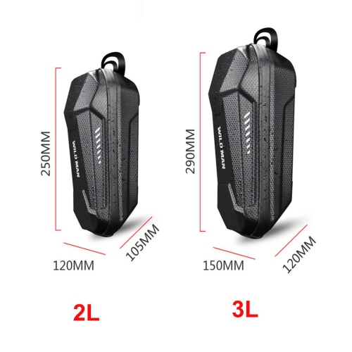 Scooter Storage Bag, Electric Scooter Handlebar Bag, Waterproof Durable EVA Scooter Front Hanging Bag for Mijia M365 Segway ES ES1/ES2/ES3/ES4 Fit