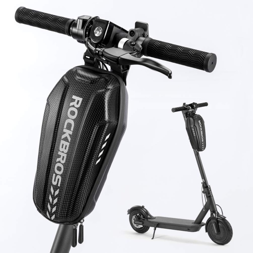 Sac De Guidon étanche EVA Pour Vélo Et Trottinette - Coque Rigide, Pliable - Compatible Avec La Plupart Des Modèles