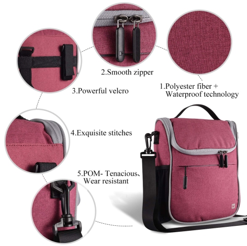 Panier de vélo sacoche de guidon de vélo cadre avant Sac de rangement pour tube supérieur Mini sac à bandoulière/sac à main avec housse imperméable