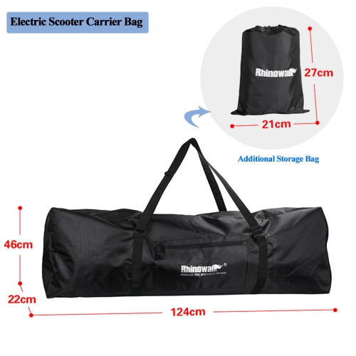 Electric Scooter Bag, E-Scooter Accessories Storage Carrying Bag Fit for XIAOMI Mijia M365 Segway NineBot Hiboy S2, Folding Scooter Travel Transport