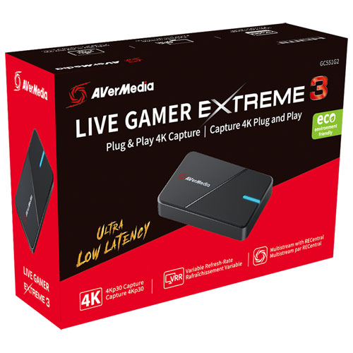 AverMedia Live Gamer Extreme 4K Capture - Grey | Best Buy Canada