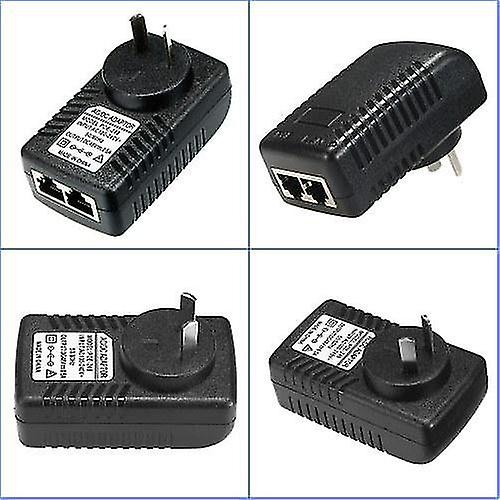 Hmwy-poe Injector Ethernet Power Supply Adapter Dc48v 0.5a 15.4w, Poe Pin4/5(+), 7/8(-) Compatible W/t Ie