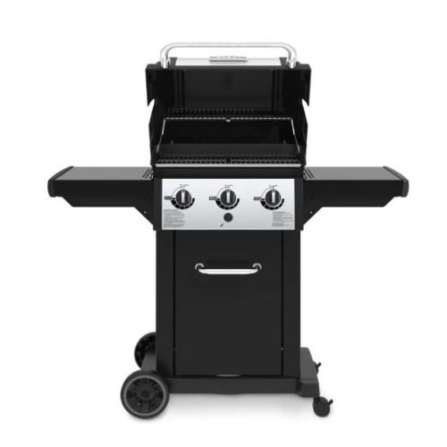 Broil King Monarch 320 Barbecue au propane à 3 brûleurs en acier inoxydable/noir