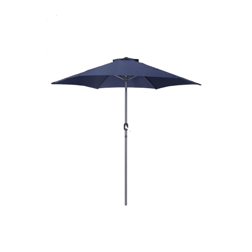 9' Tilting Market Umbrella in UV-Protected Polyester - Navy Blue